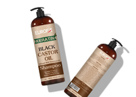 Her Türlü Saç Hasarı Dalgalı Saçlar İçin Siyah Hint Yağı Kullanan Saç Besleyici Şampuan