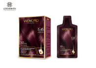 Argan Yağı Saç Rengi Şampuanı Hızlı Renklendirme Zor Derisi Yok 15ml * 2 Hacim