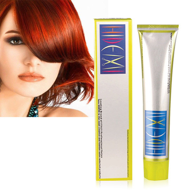 100 ml Hiçbir Amonyak Kalıcı Saç Rengi Krem Mükemmel Gri Kapsama Saç Boyası FDA Sertifikası